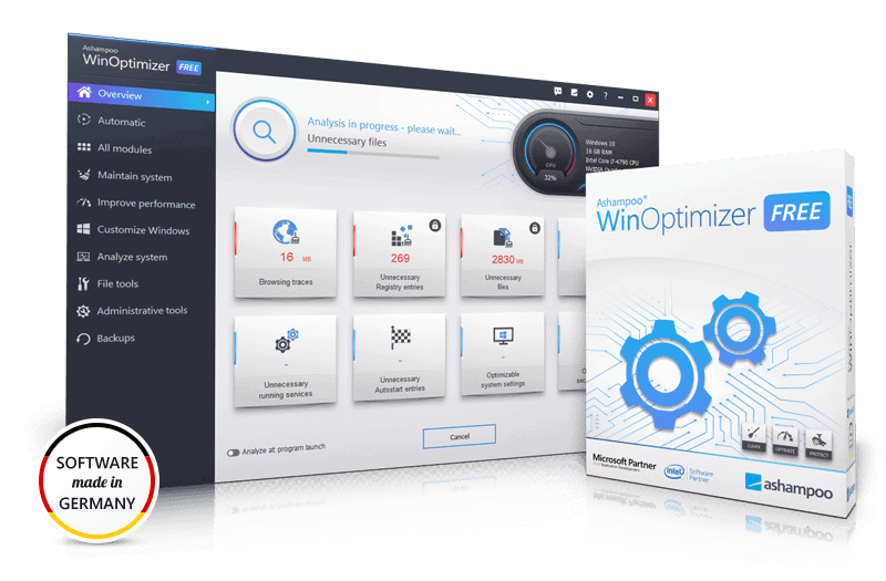 Ashampoo WinOptimizer FREE